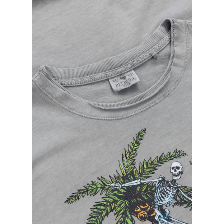 Koszulka męska Denim Washed Raw OPEN BEACH PIT BULL WEST COAST - 3 buty zapaśnicze ubrania kostiumy