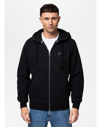 HILLTOP 22 BLACK zip-up sweatshirt with hood  - 1 buty zapaśnicze ubrania kostiumy