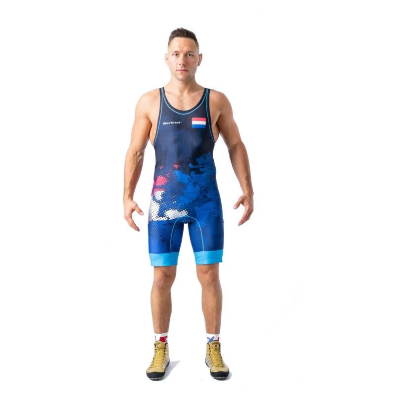 Berkner NEDERLAND Berkner - 2 buty zapaśnicze ubrania kostiumy