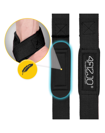 Paski treningowe do martwego ciągu Deadlift Straps  - 3 buty zapaśnicze ubrania kostiumy