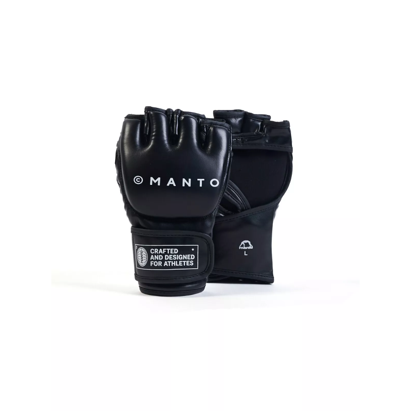 MANTO IMPACT BLACK MMA GLOVES  - 1 buty zapaśnicze ubrania kostiumy