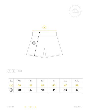 Spodenki MANTO TEMPLATE  - 6 buty zapaśnicze ubrania kostiumy