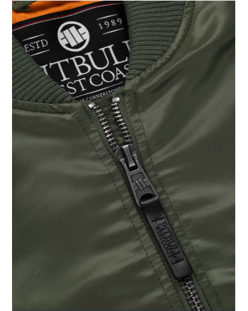 Men's Bomber Jacket - MA-1 AKRON PIT BULL WEST COAST - 3 buty zapaśnicze ubrania kostiumy