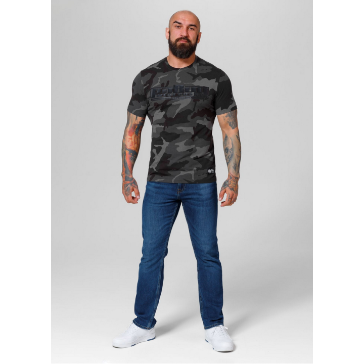 Koszulka Slim Fit CLASSIC BOXING PIT BULL WEST COAST - 1 buty zapaśnicze ubrania kostiumy
