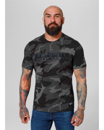 T-shirt Slim Fit CLASSIC BOXING PIT BULL WEST COAST - 2 buty zapaśnicze ubrania kostiumy