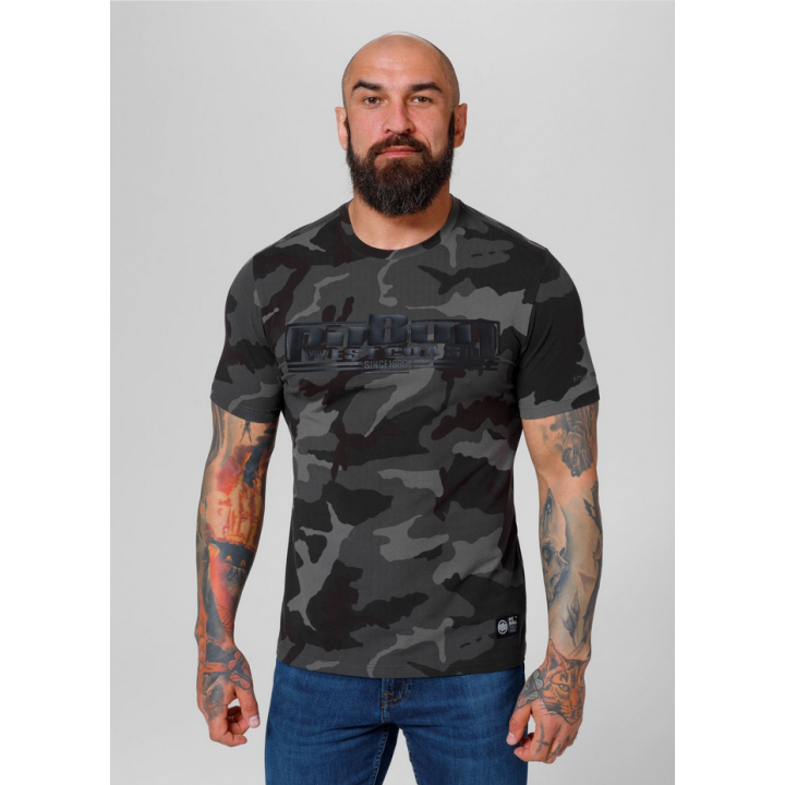 Koszulka Slim Fit CLASSIC BOXING PIT BULL WEST COAST - 2 buty zapaśnicze ubrania kostiumy