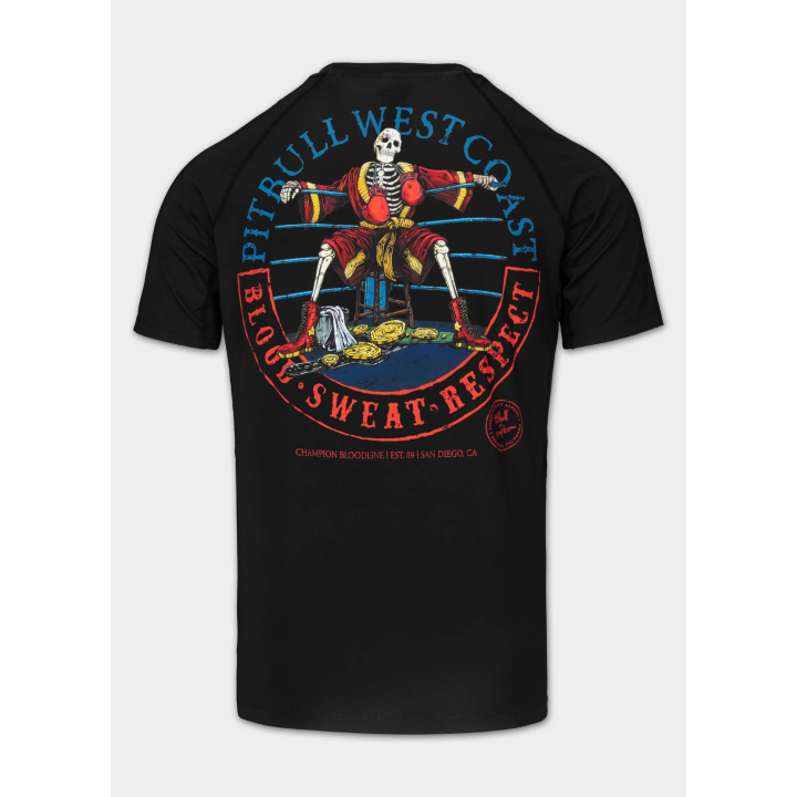 RASHGUARD SHORTSLEEVE CHAMPION BLOODLINE BLACK | F.H.Jarex-Wrestling