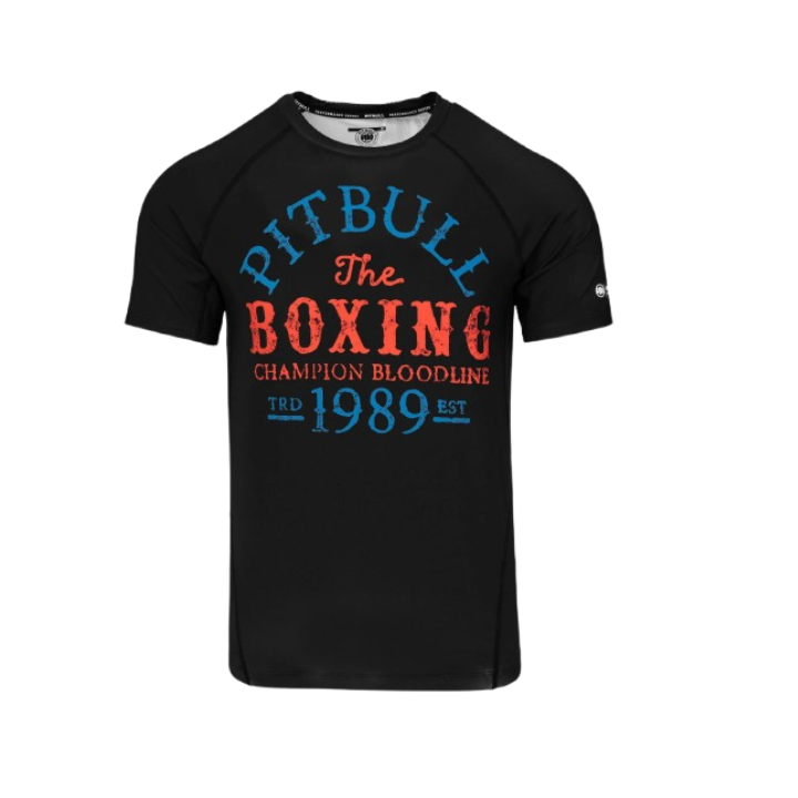 RASHGUARD SHORTSLEEVE CHAMPION BLOODLINE BLACK | F.H.Jarex-Wrestling