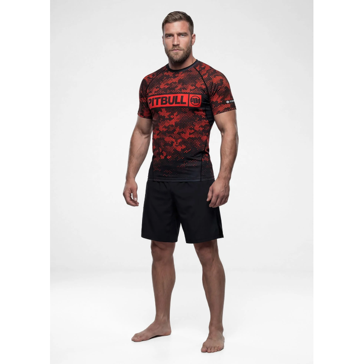 Rashguard HEX CAMO HILLTOP RED  | F.H.JAREX-WRESTLING