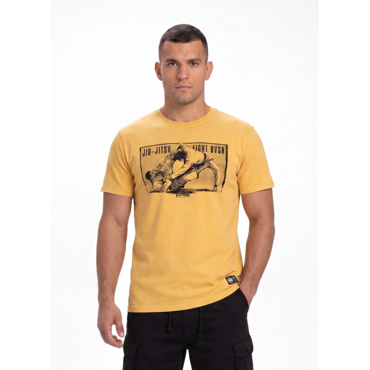 Koszulka Washed JIU-JITSU FIGHT DVSN PIT BULL | F.H.Jarex-Wrestling