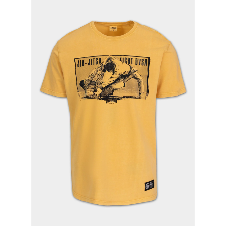 Koszulka Washed JIU-JITSU FIGHT DVSN PIT BULL | F.H.Jarex-Wrestling
