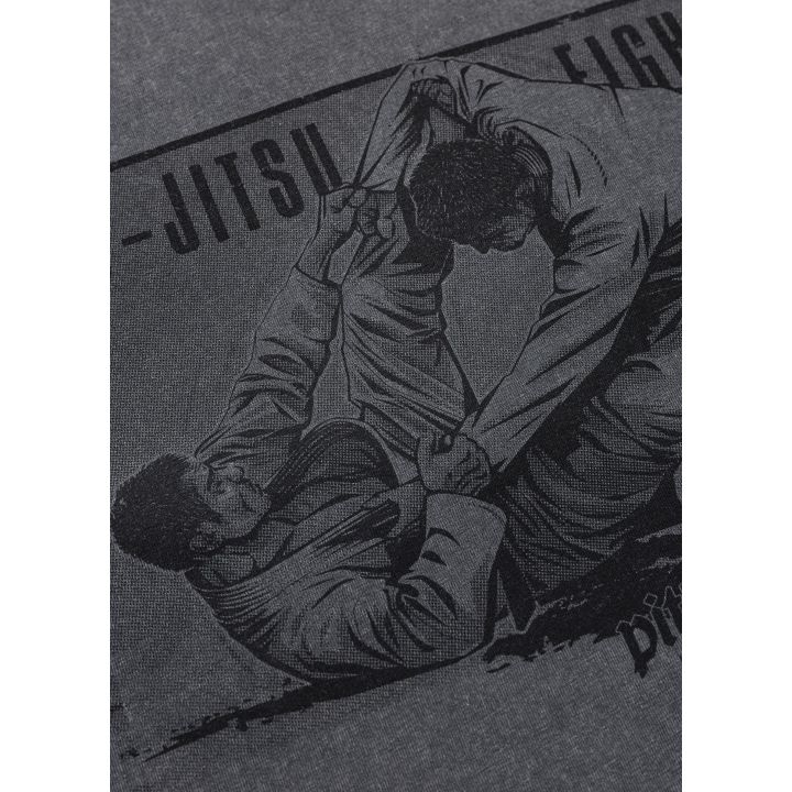 Koszulka Washed JIU-JITSU FIGHT DVSN PIT BULL | F.H.Jarex-Wrestling