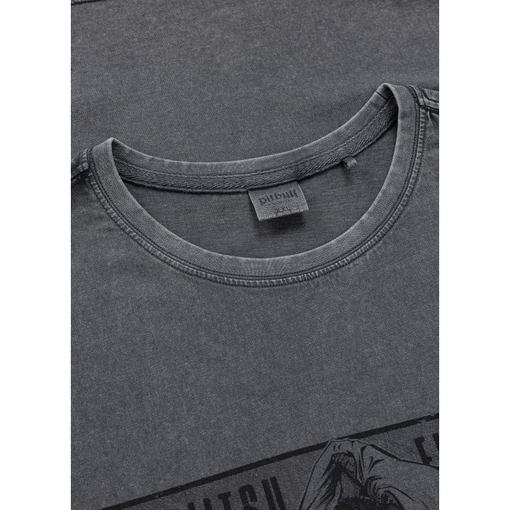 Koszulka Washed JIU-JITSU FIGHT DVSN PIT BULL | F.H.Jarex-Wrestling