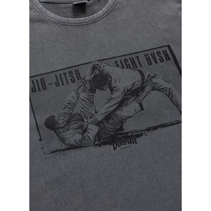Koszulka Washed JIU-JITSU FIGHT DVSN PIT BULL | F.H.Jarex-Wrestling