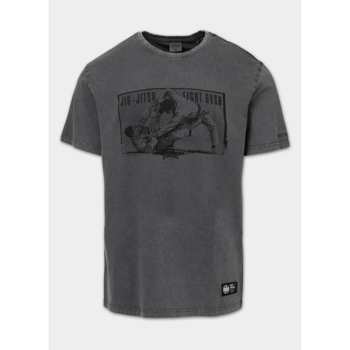 Koszulka Washed JIU-JITSU FIGHT DVSN PIT BULL | F.H.Jarex-Wrestling