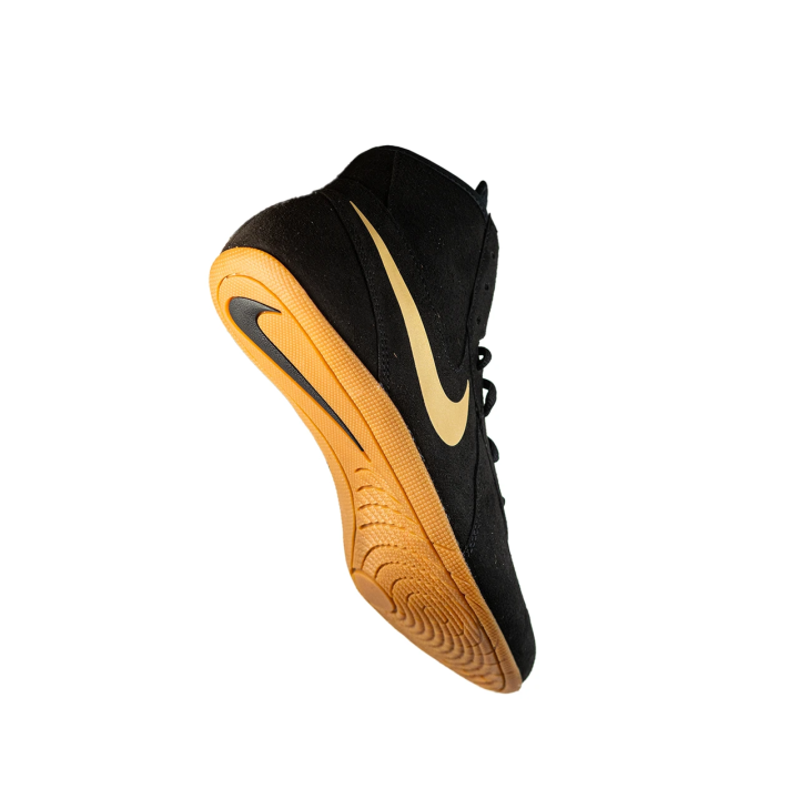 Buty zapaśnicze NIKE FOOTSWEEP 2 BLACK/MET GOLDGUM LT BROWN | F.H.Jarex-Wrestling