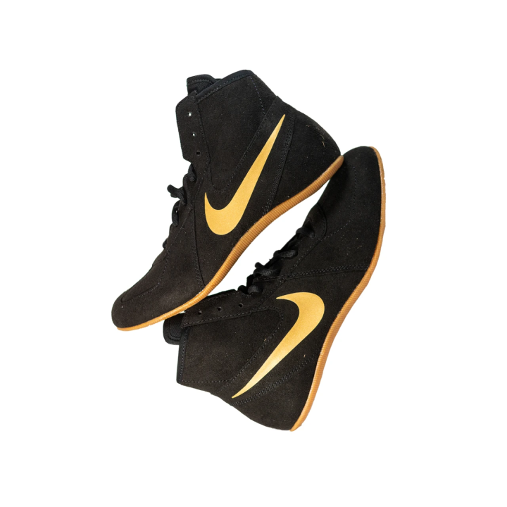 Buty zapaśnicze NIKE FOOTSWEEP 2 BLACK/MET GOLDGUM LT BROWN | F.H.Jarex-Wrestling