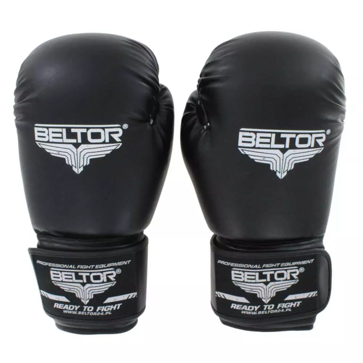 BELTOR Spartacus Boxing Gloves Black-White | F.H.Jarex-Wrestling