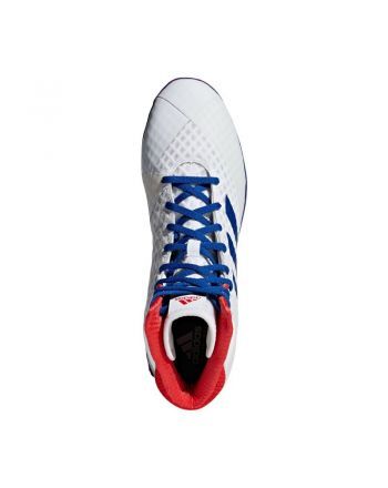 Buty zapaśnicze Adidas Mat Wizard IV BC0533 Białe/Niebieskie/Czerwone 2