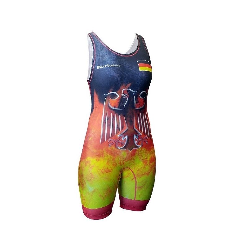 Wrestling singlets -Berkner WOMEN GERMANY Berkner - 1 buty zapaśnicze ubrania kostiumy