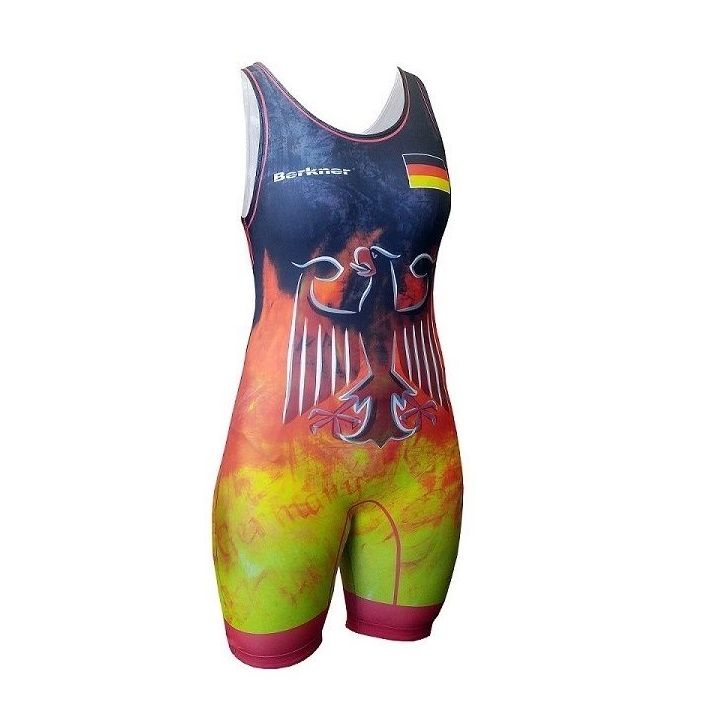 Wrestling singlets -Berkner WOMEN GERMANY Berkner - 1 buty zapaśnicze ubrania kostiumy