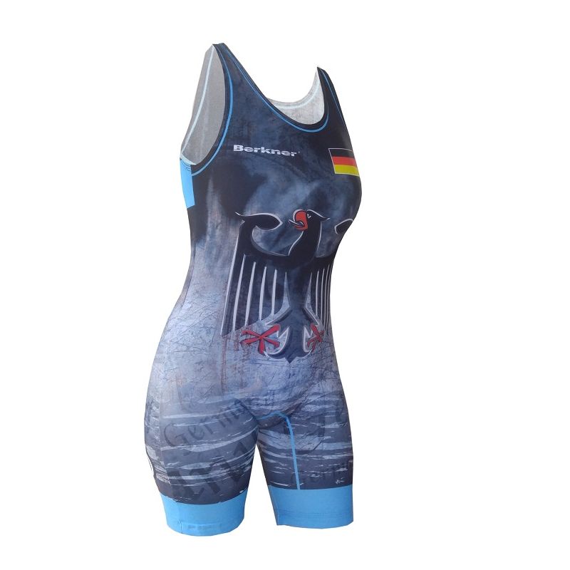 Wrestling singlets -Berkner WOMEN GERMANY Berkner - 2 buty zapaśnicze ubrania kostiumy