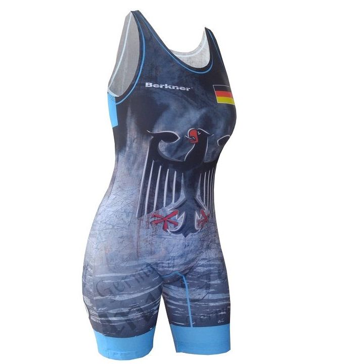 Wrestling singlets -Berkner WOMEN GERMANY Berkner - 2 buty zapaśnicze ubrania kostiumy