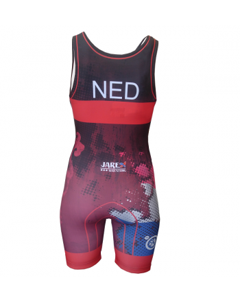 Wrestling singlets -Berkner WOMEN NETHERLANDS Berkner - 3 buty zapaśnicze ubrania kostiumy