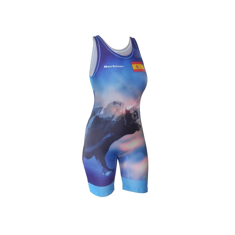 Wrestling singlets -Berkner WOMEN SPAIN Berkner - 1 buty zapaśnicze ubrania kostiumy