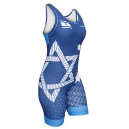 Kostium zapaśniczy -Berkner WOMEN ISRAEL Berkner - 1 buty zapaśnicze ubrania kostiumy