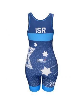 Kostium zapaśniczy -Berkner WOMEN ISRAEL Berkner - 2 buty zapaśnicze ubrania kostiumy