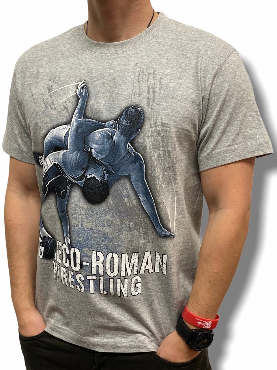 Greco Roman wrestling motif 