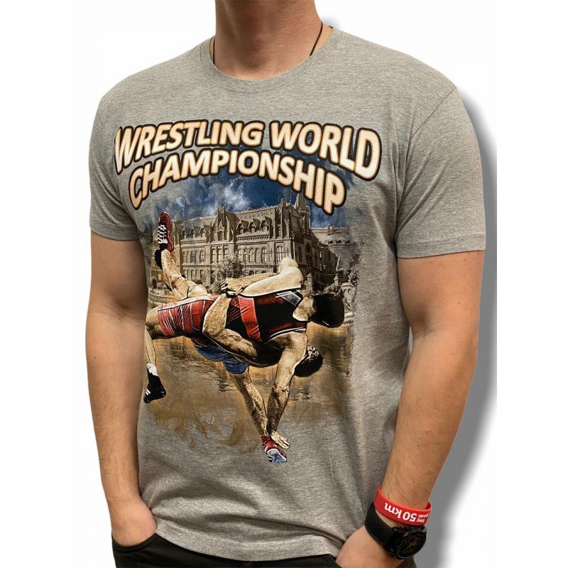 T-shirt Championship Jarex-Wrestling - 1 buty zapaśnicze ubrania kostiumy