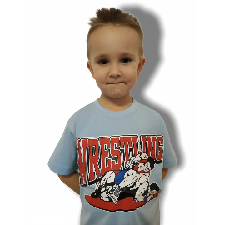 T-shirt FIGHT Kids Jarex-Wrestling - 1 buty zapaśnicze ubrania kostiumy
