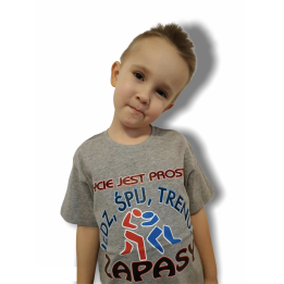 T-shirt Życie jest proste KIDS  - 1 buty zapaśnicze ubrania kostiumy