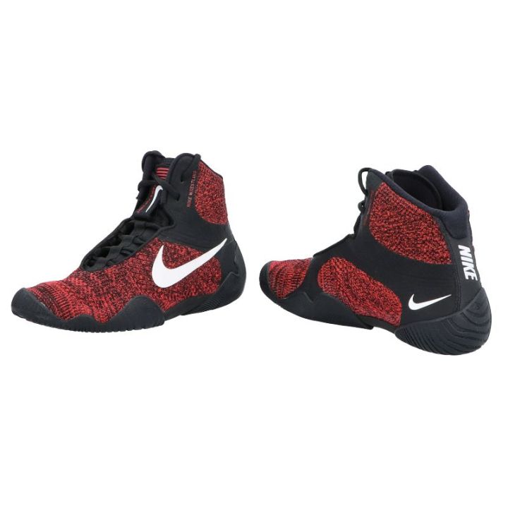 Buty zapaśnicze NIKE TAWA CI2952 -016 czerwono-czarne 5