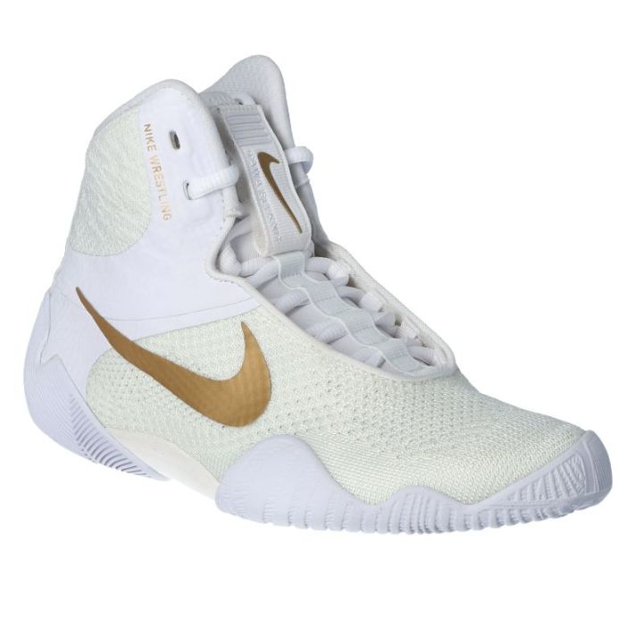 Wrestling shoes NIKE TAWA CI2952  white/gold 2