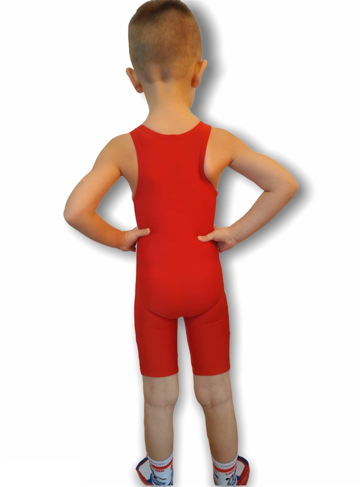 Kids Wrestling Singlets BERKNER KIDS PACK Wrestling Suit Red and Blue Set 
