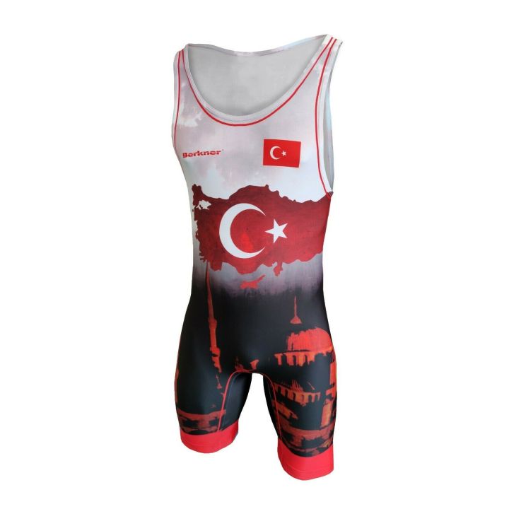 Kostium zapaśniczy -Berkner Turkey Berkner - 2 buty zapaśnicze ubrania kostiumy