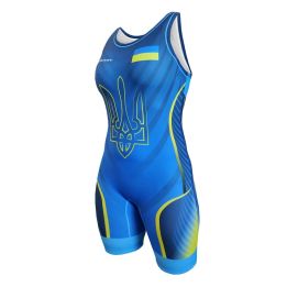 Kostium zapaśniczy -Berkner WOMEN UKRAINE Berkner - 2 buty zapaśnicze ubrania kostiumy